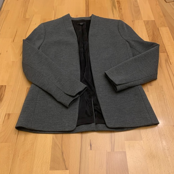 J.Crew Heather grey open blazer size 4 - Picture 10 of 16